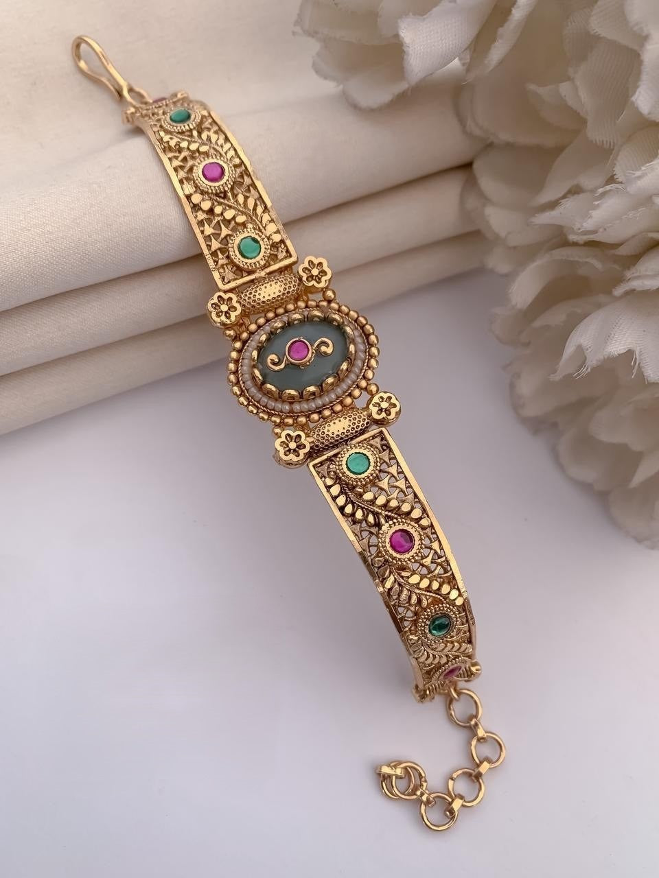 Gopika Brass Heritage Bracelet