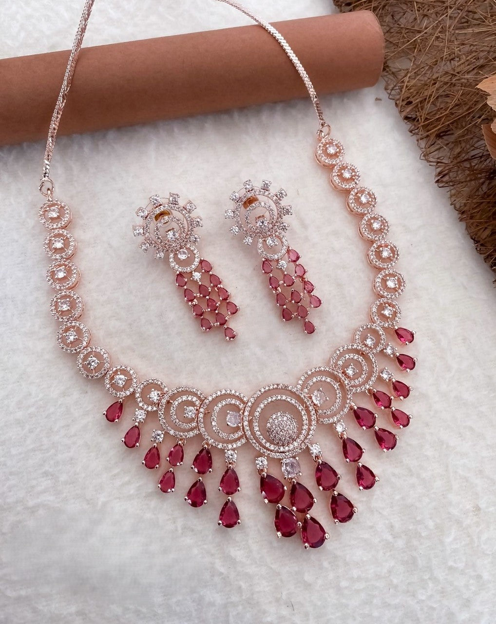 Rachi American Diamond Necklace