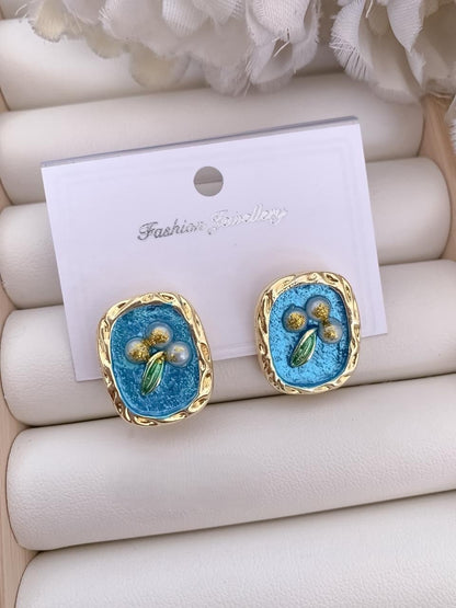 Nancy Anti-Tarnish Fancy Earrings