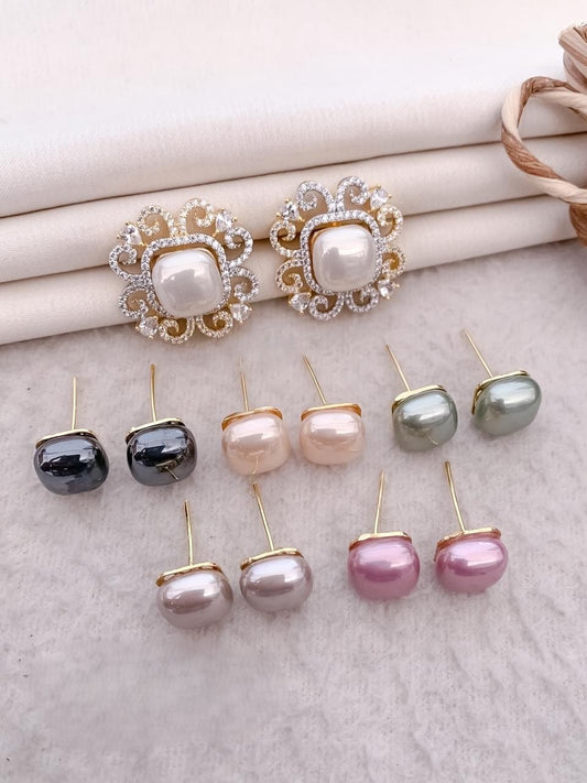 Rohini Victorian Pearl Earring