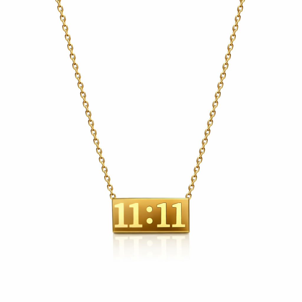 Blitz Textured Gold Pendant – Abstract Lightning Bolt Medallion Necklace