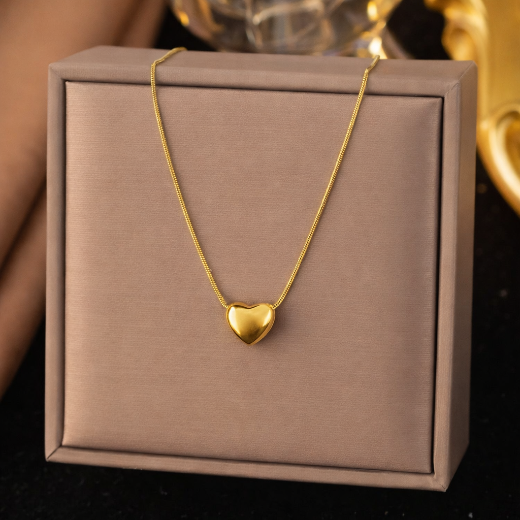 Arbor Textured Gold Pendant – Abstract Tree of Life Medallion Necklace