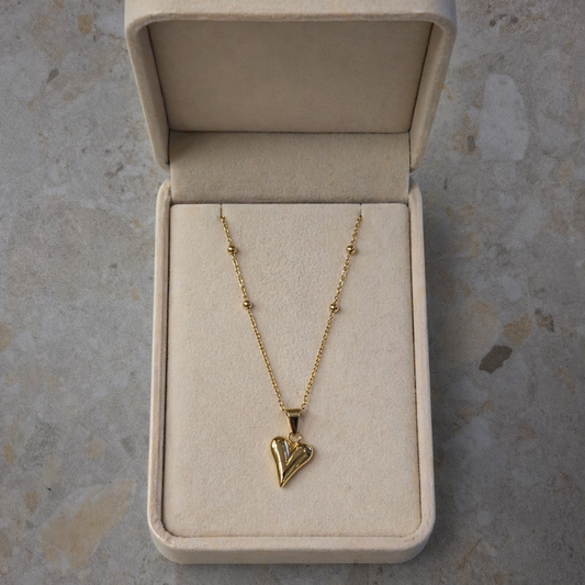 Monstera Textured Gold Pendant – Abstract Tropical Leaf Medallion Necklace